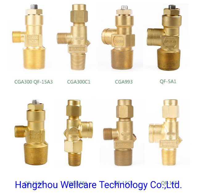 Gas Oxygen Cylinder Valve Cga540 for Southeast Asia Market