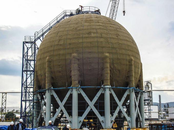 6000 Cbm 3000ton LPG Spherical Storage Tank