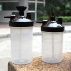 plastic material 450 ml / 500 ml volume customized Oxygen Concentrator Humidifier Bottle supplier