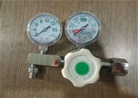white color brass material Western Style Double Gauges Oxygen Pressure Regulator supplier