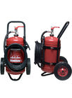Aluminum Material Mobile Trolley Fire Extinguisher supplier