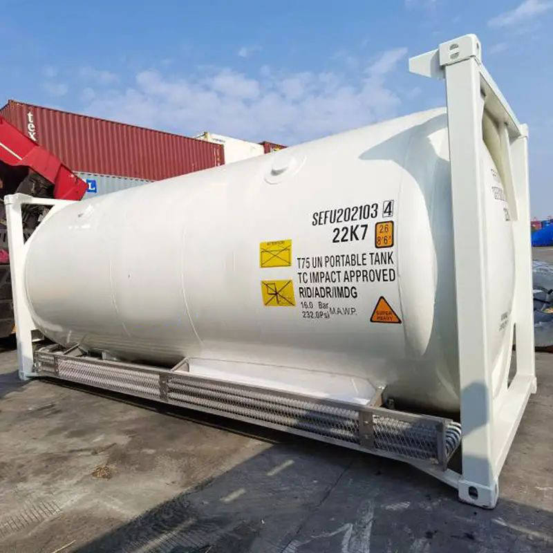                  5-200 M3 0.8 MPa 20FT Cryogenic Liquid ISO Tank Container Liquid Nitrogen/Oxygen/Argon Tank Cryogenic              supplier