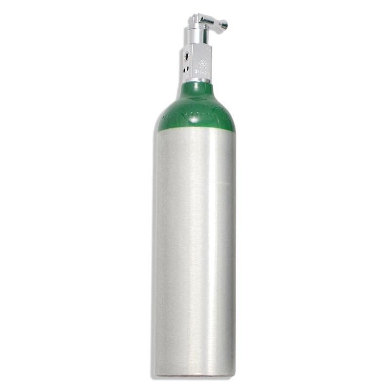 5 Liter Aluminum Cylinders for Medical Oxygen Uses With CGA 870 oxygen regulator supplier