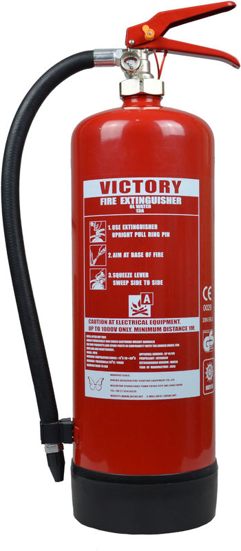 6 &amp; 9 L Aluminum Material CE, DIN EN3, GS, MED Standard Water Fire Extinguisher supplier